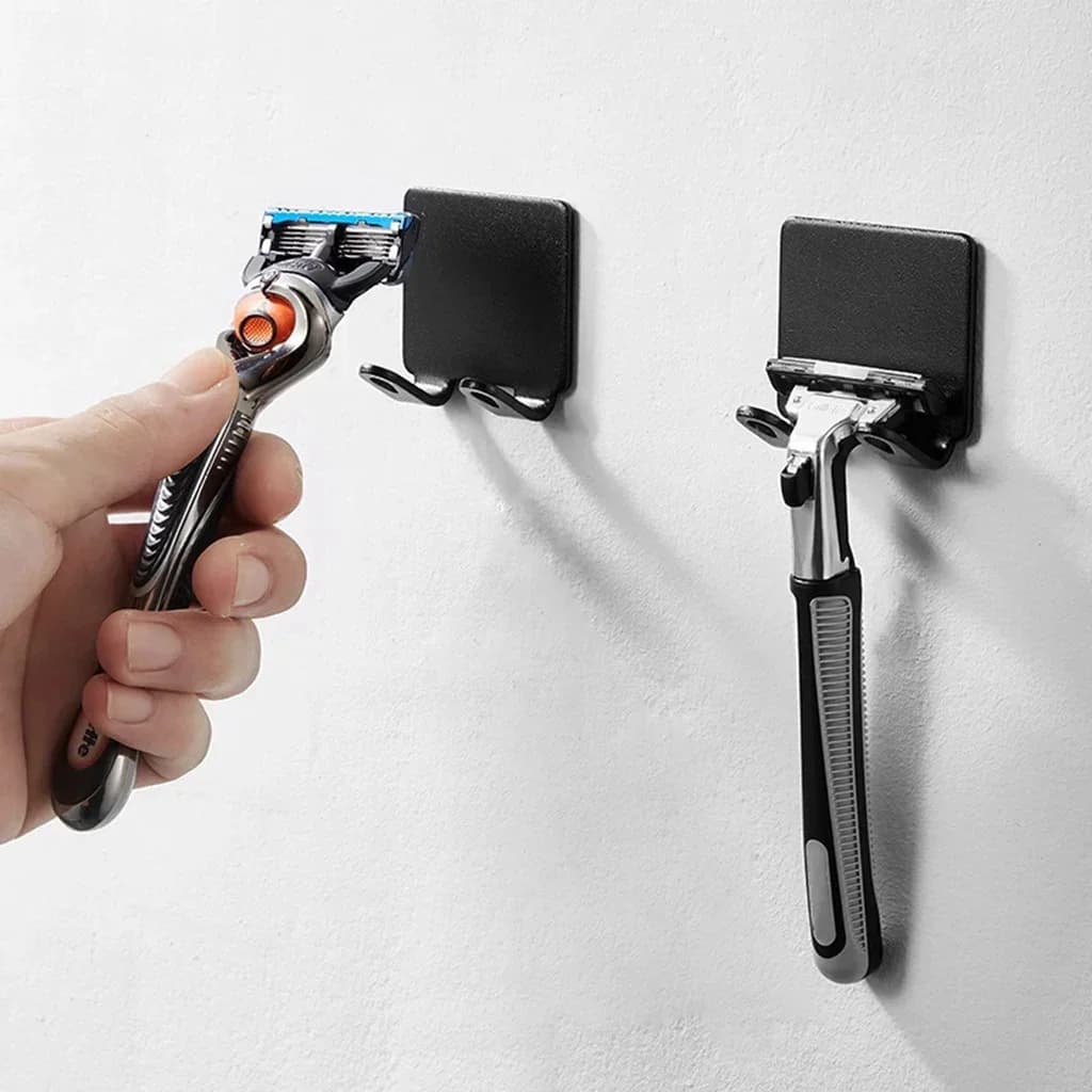 CrispSoul Bathroom Stainless Steel Razor Holder thumbnail 4
