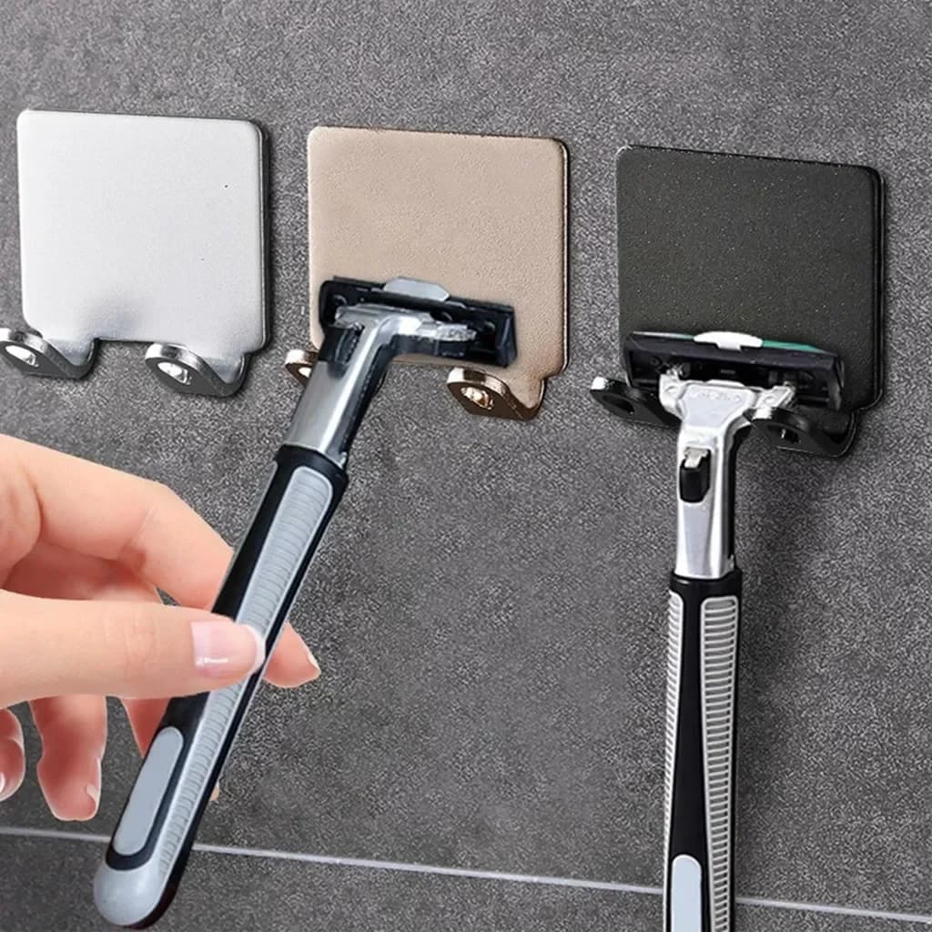CrispSoul Bathroom Stainless Steel Razor Holder - Image 1